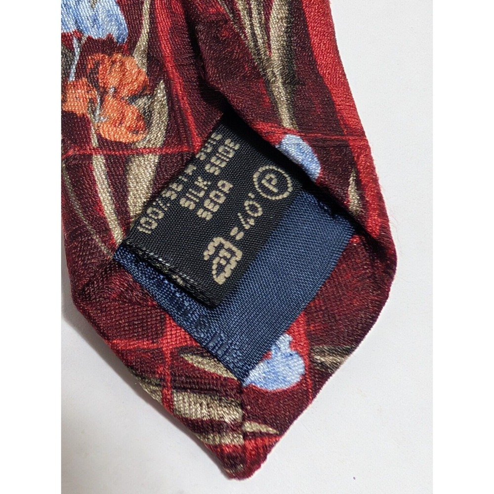 Ermenegildo Zegna 100% Silk Necktie Multicolor Floral All Over Italy 57"‎ - Picture 6 of 9